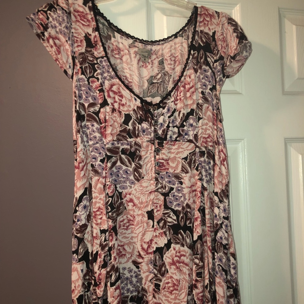 UO Babydoll high low dress